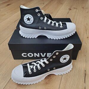 CONVERSE Chuck Taylor All Star Lugged 2.0 Premium Leather Sneakers Mens 8.5